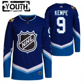 Camisola Los Angeles Kings Adrian Kempe 9 2022 NHL All-Star Azul Authentic - Criança